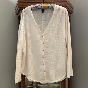 Forever 21 button down sweater